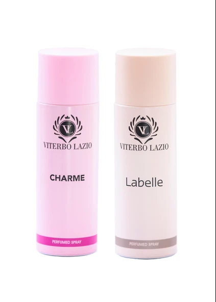Viterbo Lazio Labelle 200 Ml + Charme 200 Ml Kadın Deodorant ürün görseli 1