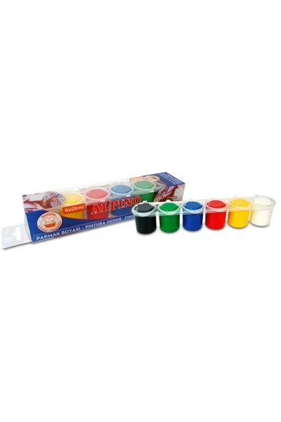 Alpino Dd-030106 Parmak Boyası 6 Renk 25 Ml ürün görseli 1