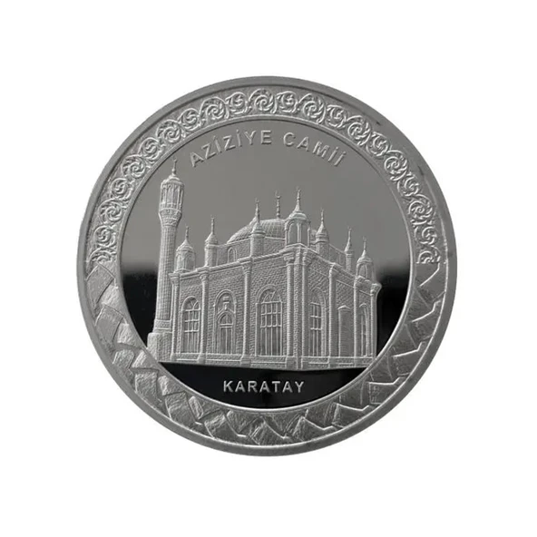 AgaKulche Aziziye Camii Gümüş Sikke Coin ürün görseli 1