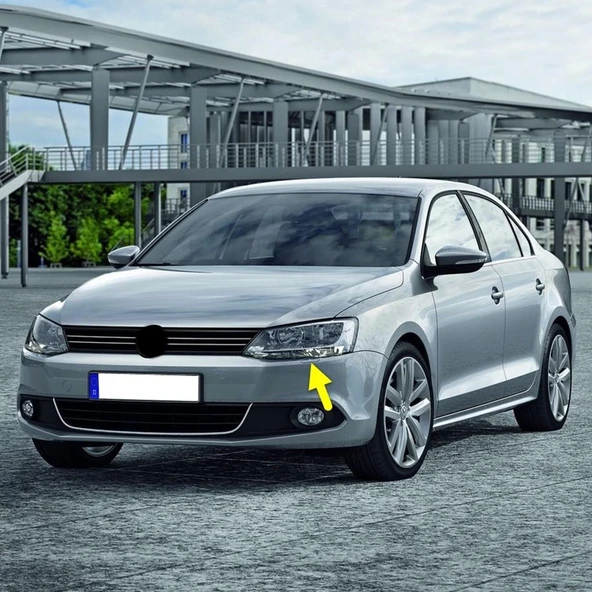 VW Jetta 2011-2014 Far Yıkama Motor Kapağı Ön Sol 5C6955109 ürün görseli 1