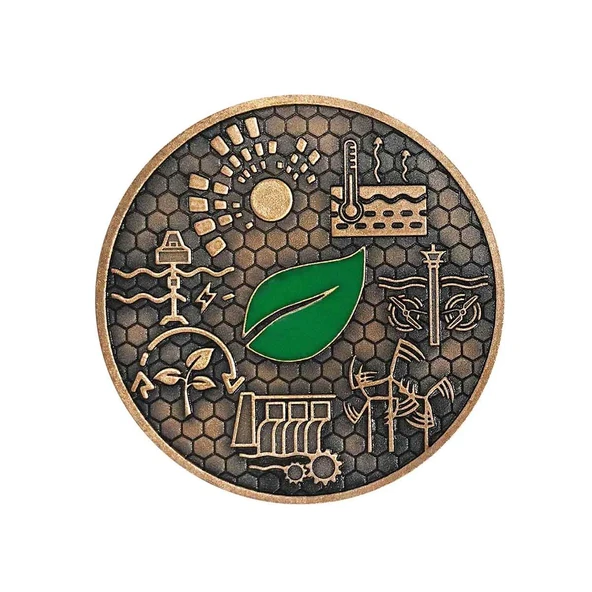 AgaKulche Yenilenebilir Enerji Kaynakları Bronz Sikke Coin ürün görseli 1