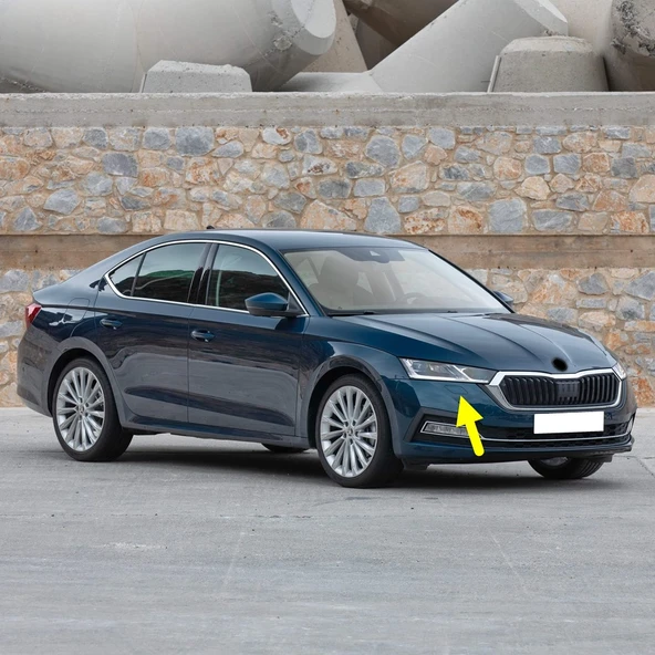 Skoda Octavia 4 2020-2024 Far Yıkama Kapağı Sağ Ön 5E3955110 ürün görseli 1