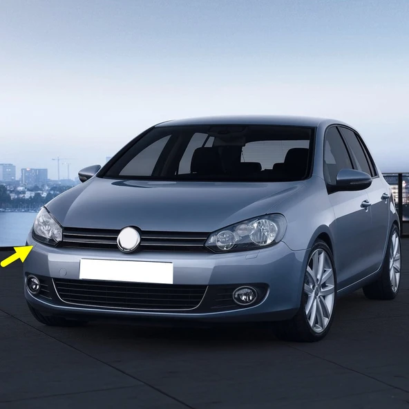 VW Golf 6 2009-2012 Far Yıkama Pompası Jeti Sağ Ön 5K0955978A ürün görseli 1