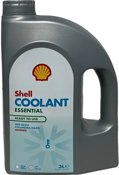 Shell Coolant Essential Meg Bazlı 3 lt Mavi Antifriz ürün görseli 1