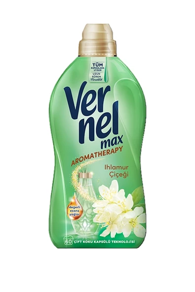 Vernel Max Konsantre Çamaşır Yumuşatıcısı 1440ml (60 YIKAMA) Ihlamur Çiçeği ürün görseli 1