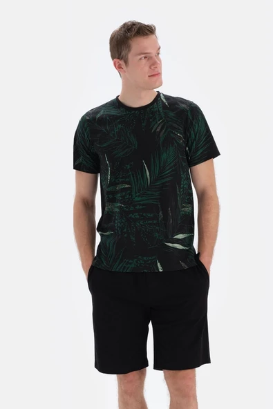 Eros 33032 Pamuklu Kısa Kollu Erkek Şortlu Pijama Takımı ürün görseli 1