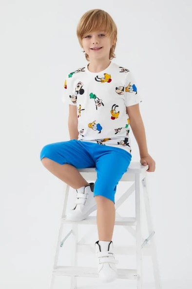 MICKEY MOUSE ERKEK ÇOCUK KAPRİ TAKIM - Resim 3