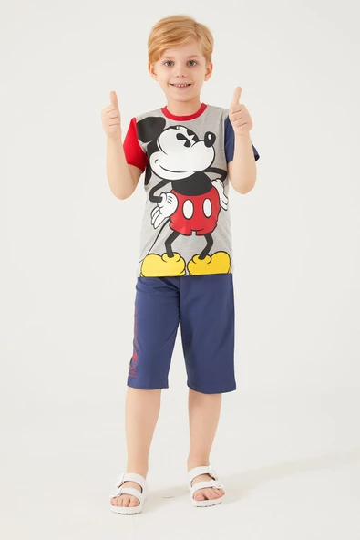 MICKEY MOUSE ERKEK ÇOCUK KAPRİ TAKIMI - Resim 2