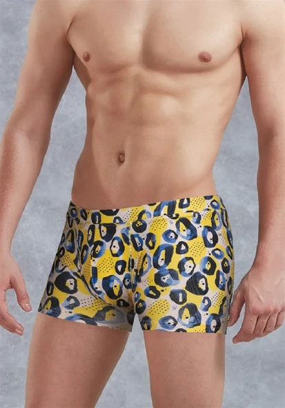 DOREANSE BLUE LEOPARD ERKEK BOXER ürün görseli 1