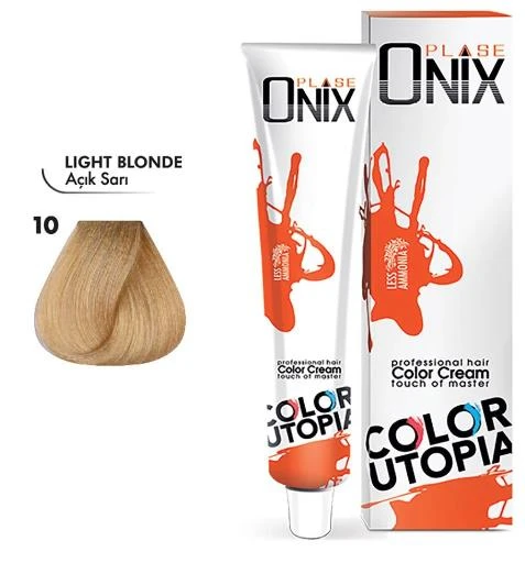 Morfose Onix Tüp Saç Boyası 10 Açık Sarı 60 ml ürün görseli 1