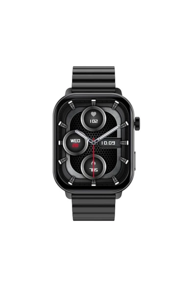 Hiwatch Talk 2 Amoled Ekran Android Ve Ios Uyumlu Manyetik Kayışlı Akıllı Saat Black ürün görseli 1