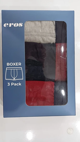 EROS COMPACT 3 LÜ BOXER - Resim 2