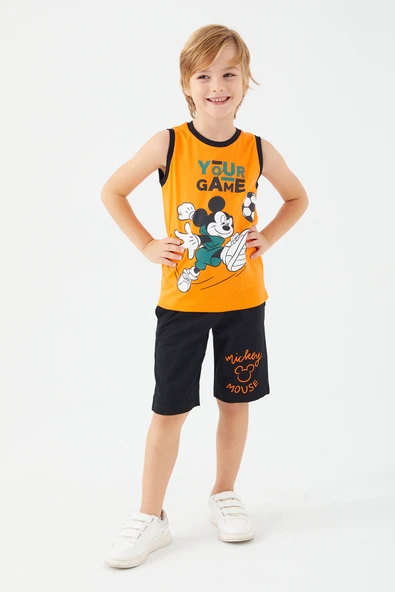 MICKEY MOUSE ERKEK ÇOCUK BERMUDA TAKIMI ürün görseli 1