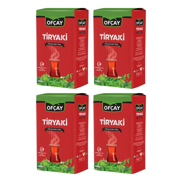 Ofçay Tiryaki Çay 500 gr x 4 Adet ürün görseli 1