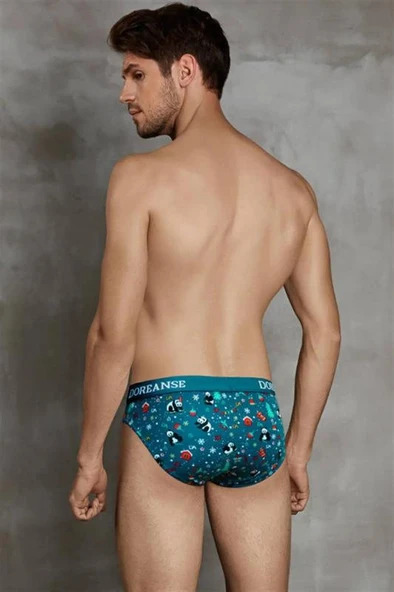 Doreanse 1263 Panda Desenli Modal Erkek Slip - Resim 2