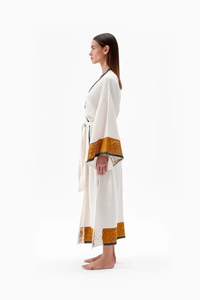İki Kız Crinkle Kimono - Resim 2