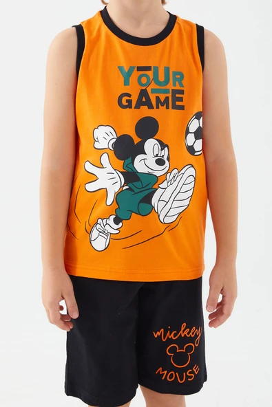 MICKEY MOUSE ERKEK ÇOCUK BERMUDA TAKIMI - Resim 4
