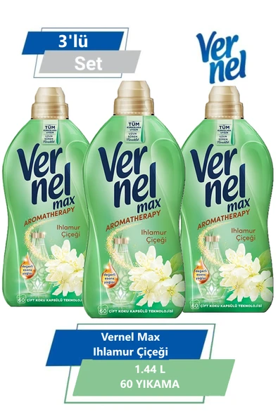 Vernel Max Ihlamur Çiçeği 1.44l 60 Yıkama 3'lü Set ürün görseli 1