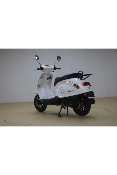 Arora Super 50 cc Scooter Beyaz - Resim 2
