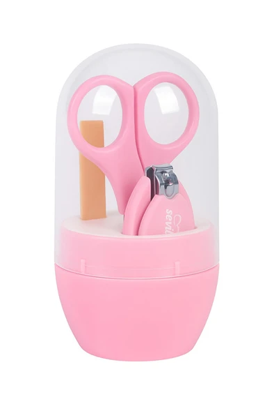 Pembe Bebek Tırnak Bakım Seti Güvenli Kesim ürün görseli 1