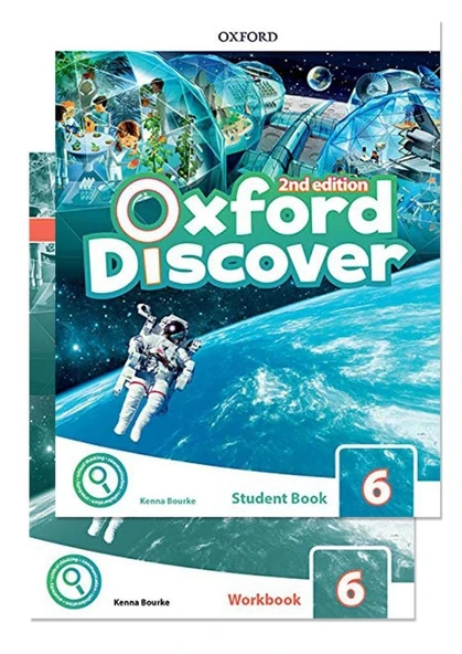 Oxford Discover 6 Student Book and Workbook 2nd Edition (Downloadable CD li versiyon  Online KOD YOKTUR ) ürün görseli 1
