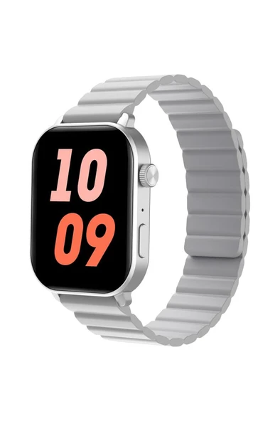 Hiwatch Talk 2 Amoled Ekran Android Ve Ios Uyumlu Manyetik Kayışlı Akıllı Saat Silver ürün görseli 1