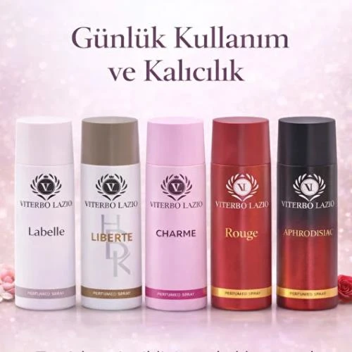 Viterbo Lazio 5’li Kadın Deodorant Seti ürün görseli 1