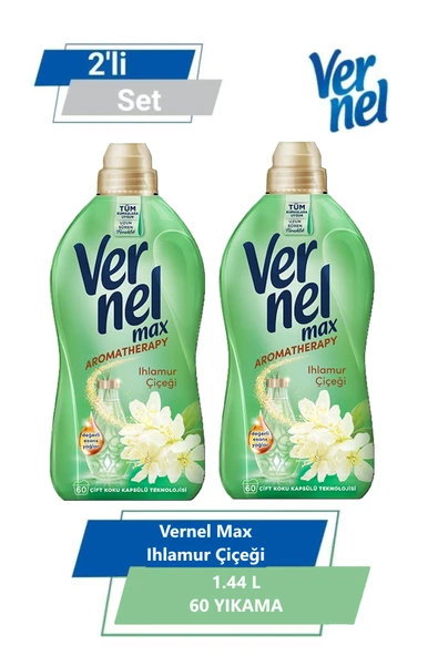 Vernel Max Ihlamur Çiçeği 1.44l 60 Yıkama 2'li Set ürün görseli 1