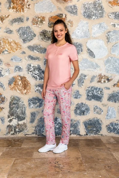 Doreanse 4014 Modal Kısa Kollu Kadın Pijama Takımı ürün görseli 1