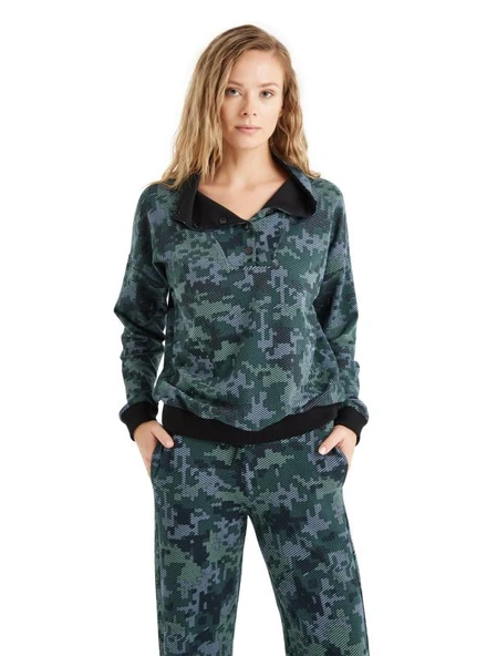 Blackspade 60472 Pamuklu Kadın Sweatshirt ürün görseli 1