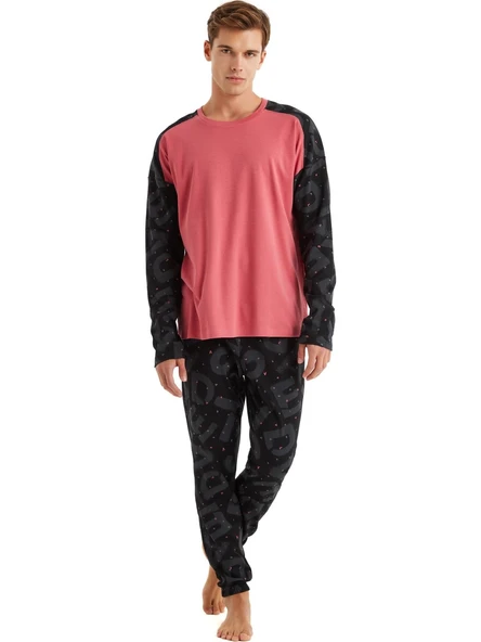 Blackspade Erkek Pijama Takımı 40599 - Kırmızı ürün görseli 1