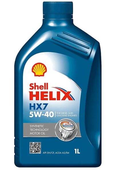 Shell Helix HX7 5W-40 1 lt Motor Yağı ürün görseli 1