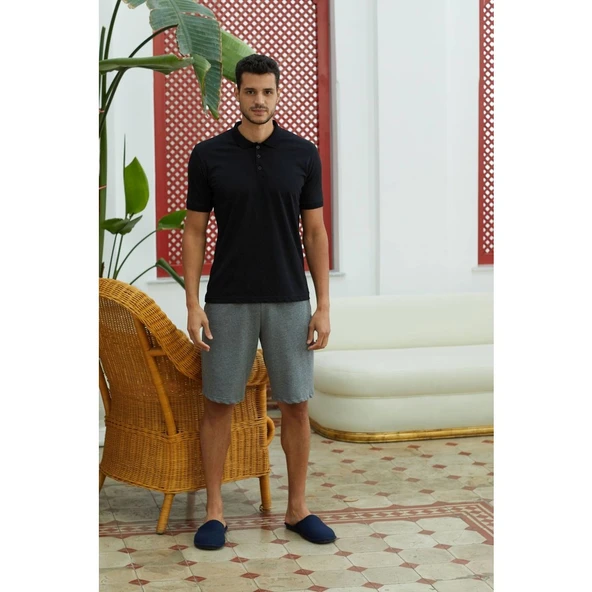 EROS ERKEK POLO YAKA ŞORT TAKIMI - Resim 2