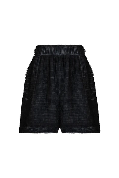 İki Kız Crinkle Bermuda Şort - Resim 4