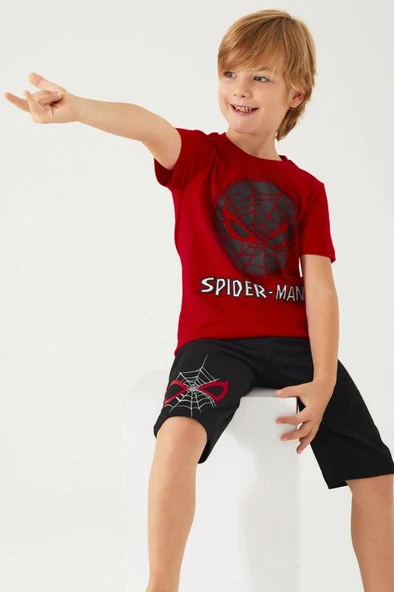 SPIDER-MAN ERKEK ÇOCUK KAPRİ TAKIM ürün görseli 1