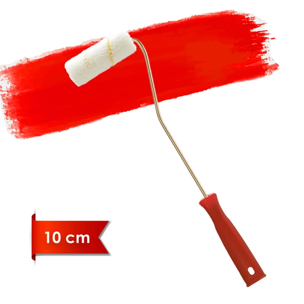 Dekor 1084 Eksport Parmak Saplı Boya Rulosu Saten Boyama Tadilat Rulosu 10 cm ürün görseli 1