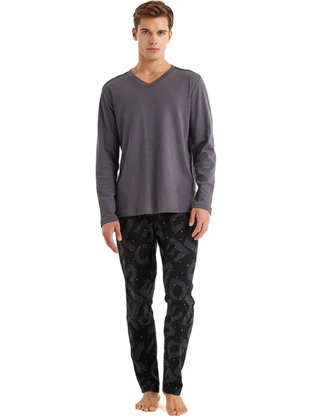 Blackspade Erkek Pijama Takımı 40598 - Antrasit ürün görseli 1