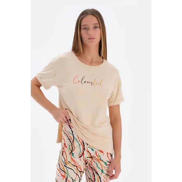 Eros 33560 Pamuklu Kısa Kollu Kadın Pijama Takımı ürün görseli 1