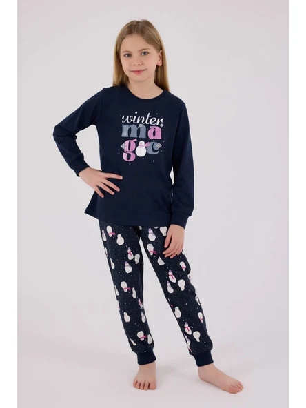 Roly Poly Kız Çocuk Uzun Kol Pijama Takımı ürün görseli 1