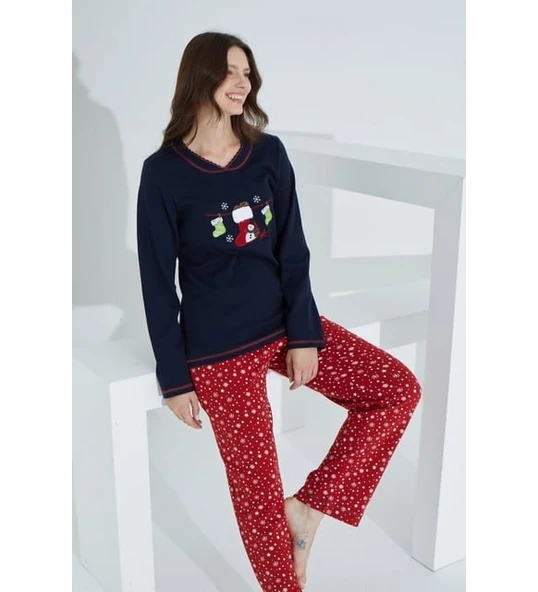 Etoile Kadın Pamuklu Pijama Takımı - Resim 2