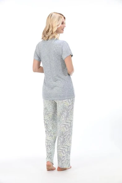 Etoile Bambu, Triko Örgü ,Deve Tüyü Yumuşaklığı, Kısa Kol Kadın Pijama Takımı 73233 ürün görseli 1