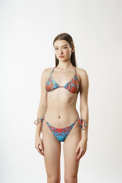 Louren B1812 TAŞLI KÜÇÜK ÜÇGEN BİKİNİ TK ürün görseli 1