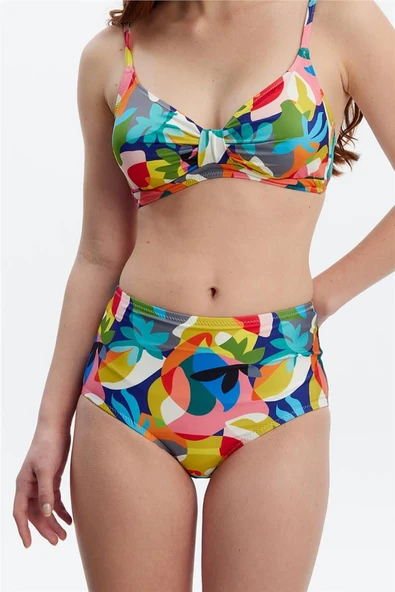 Louren 8508 Yüksek Bel Bikini Alt - Resim 2