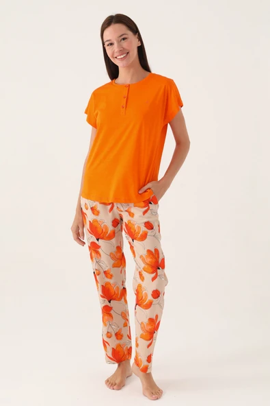 Pierre Cardin 8812  Kadın Kısa Kollu Pijama Takımı ürün görseli 1