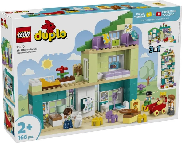 LEGO Duplo 10470 3 in 1 Modern Family House with Figures ürün görseli 1