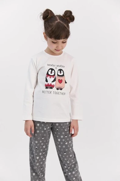 ROLY POLY KIZ ÇOCUK PİJAMA TAKIMI - Resim 2