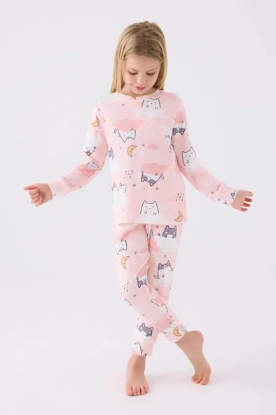 Roly Poly 3460 Uzun Kollu Kız Çocuk Pijama Takımı ürün görseli 1