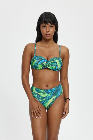 B11088 Straplez Boş Kaplı Bikini Takımı ürün görseli 1