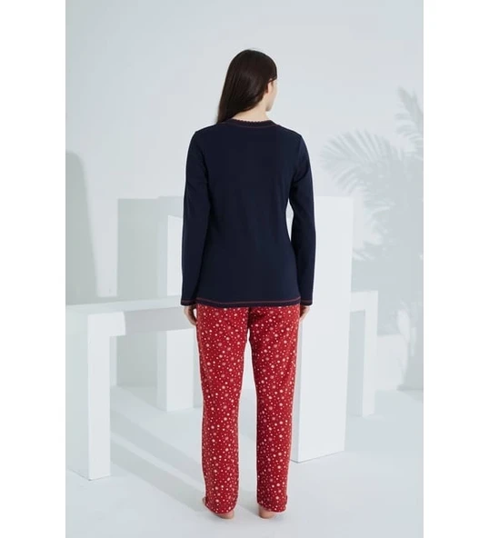 Etoile Kadın Pamuklu Pijama Takımı - Resim 4