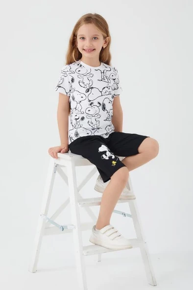 SNOOPY KIZ ÇOCUK KAPRİ TAKIM - Resim 3
